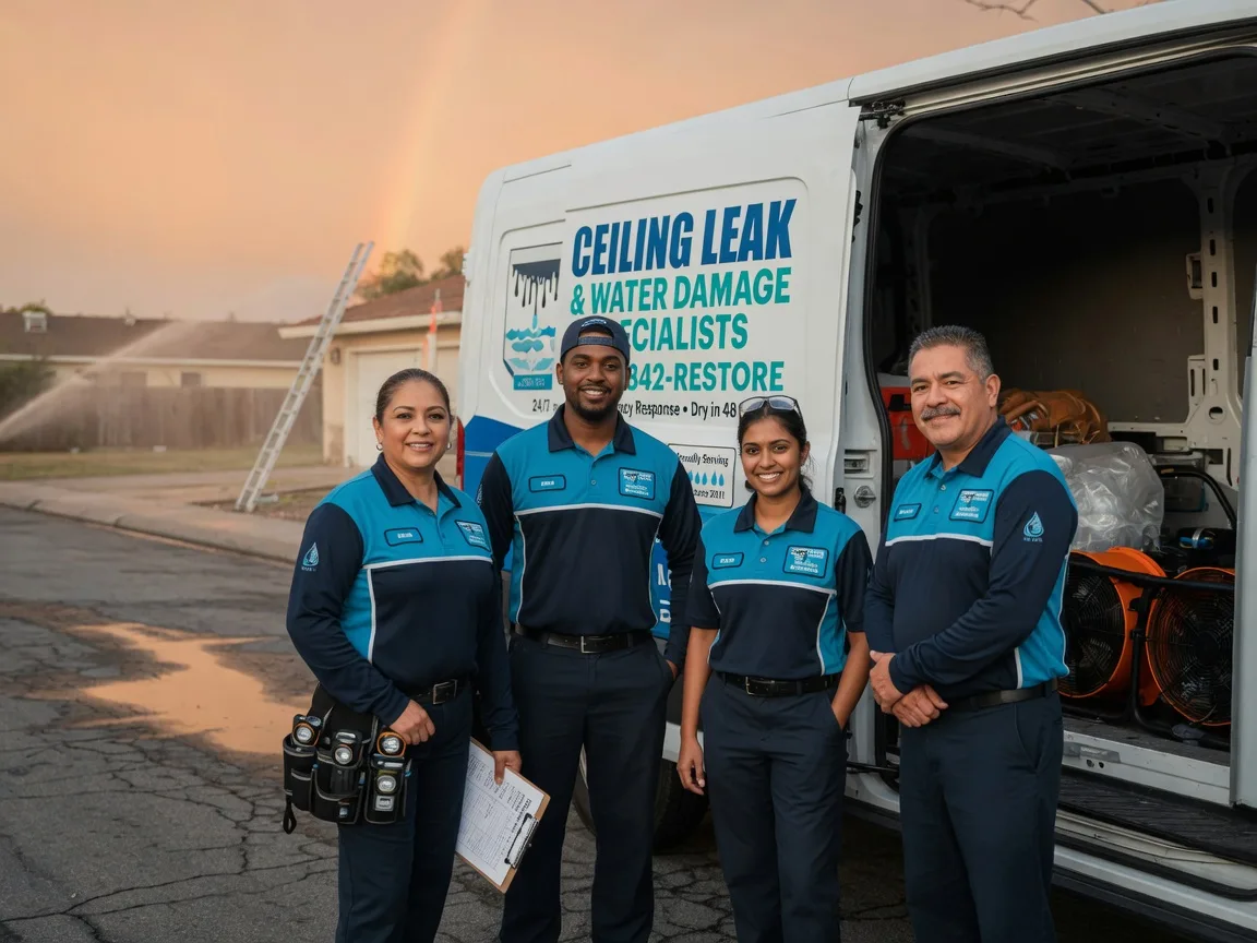 Ceiling Leak Cleanup company in Low Moor, IA